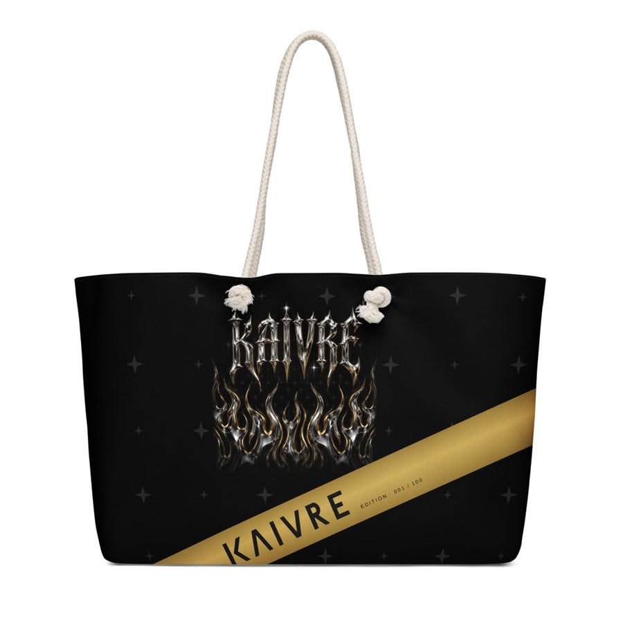 Chrome Weekender by KAIVRE. Edition number shown is an example.
