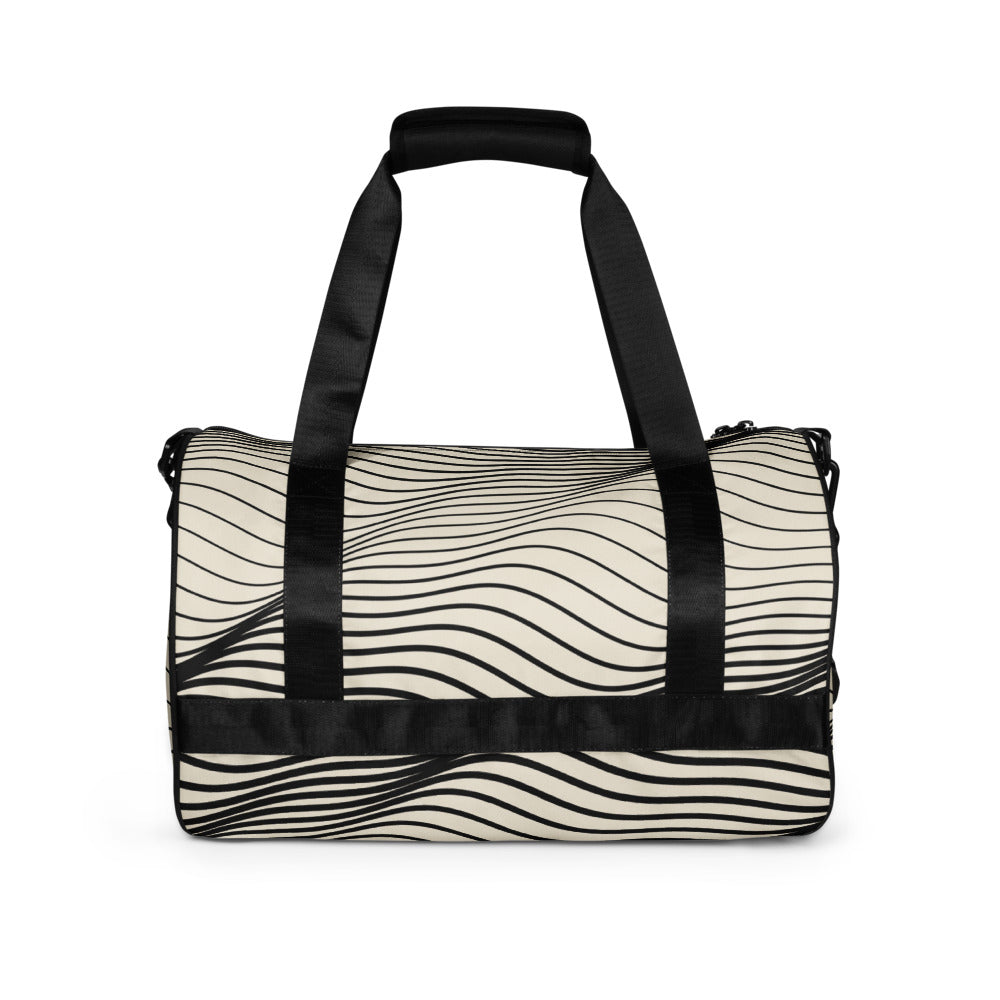 Swell Studio Gym Bag by KAIVRE, back. Edition number shown is an example.