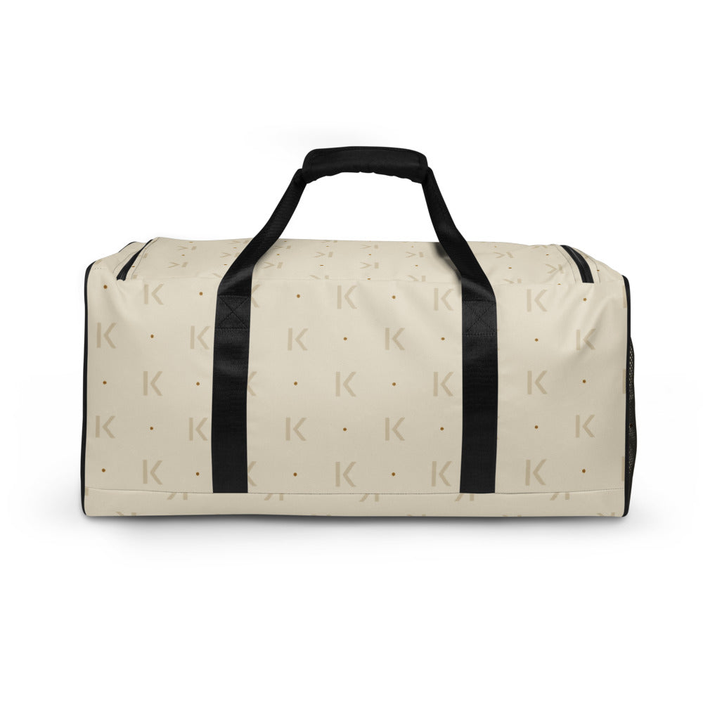 Open K Bone Harbor Duffle by KAIVRE, back. Edition number shown is an example.