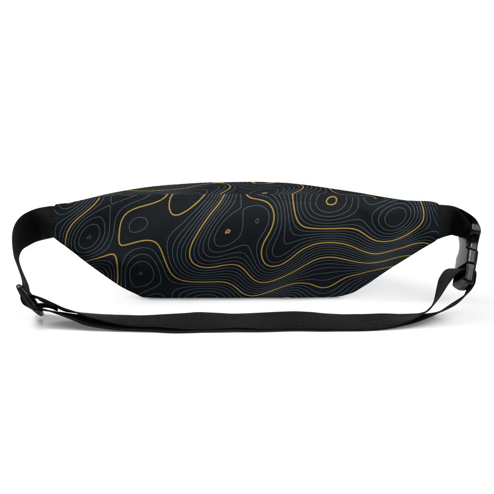 Tide Lines Tide Waist Bag by KAIVRE, back. Edition number shown is an example.