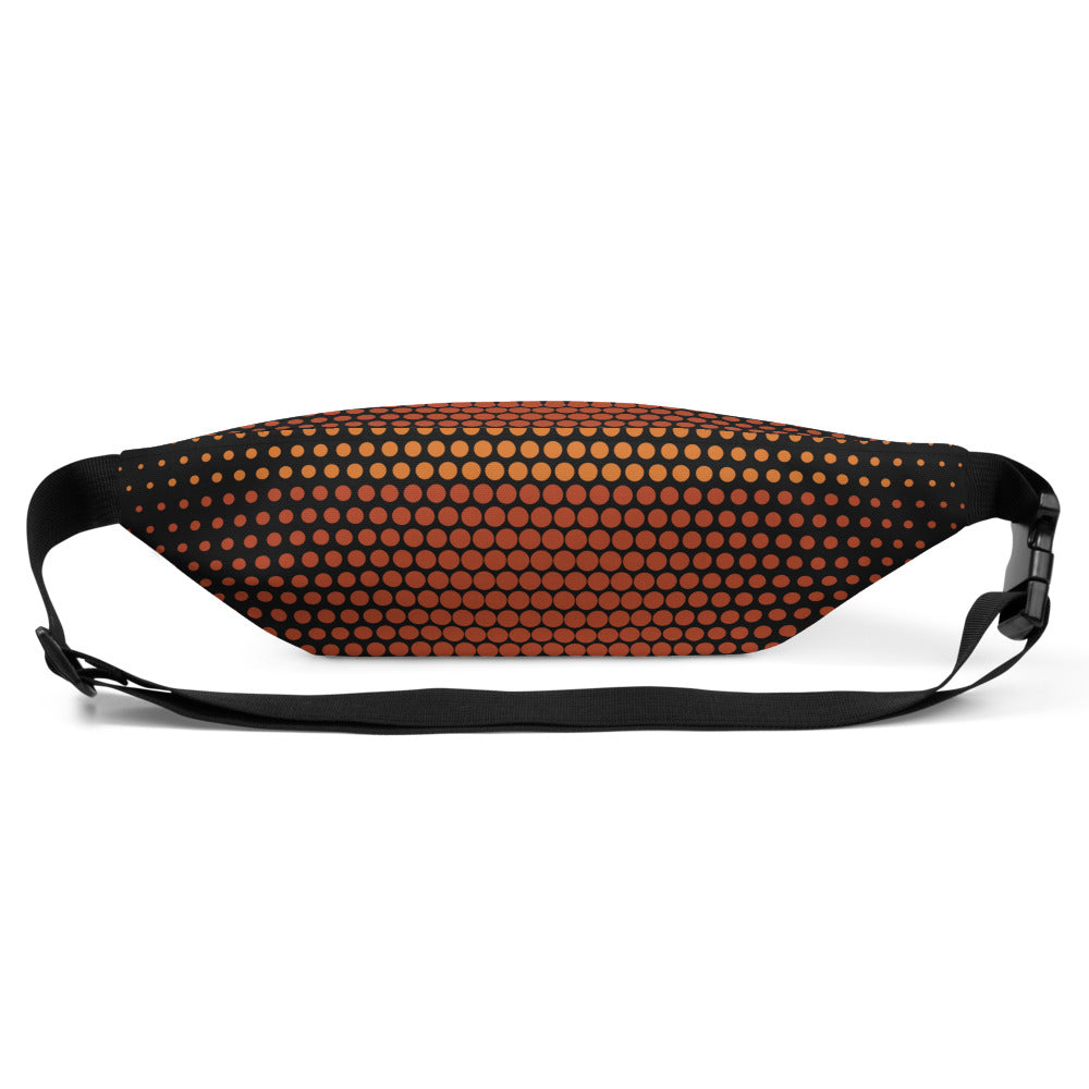 Sundown Tide Waist Bag by KAIVRE, back. Edition number shown is an example.