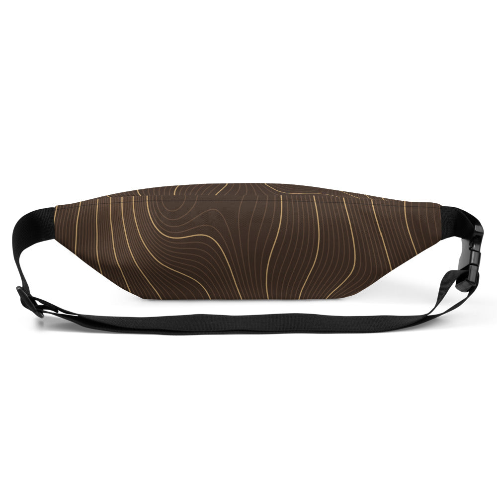 Grain Tide Waist Bag by KAIVRE, back. Edition number shown is an example.