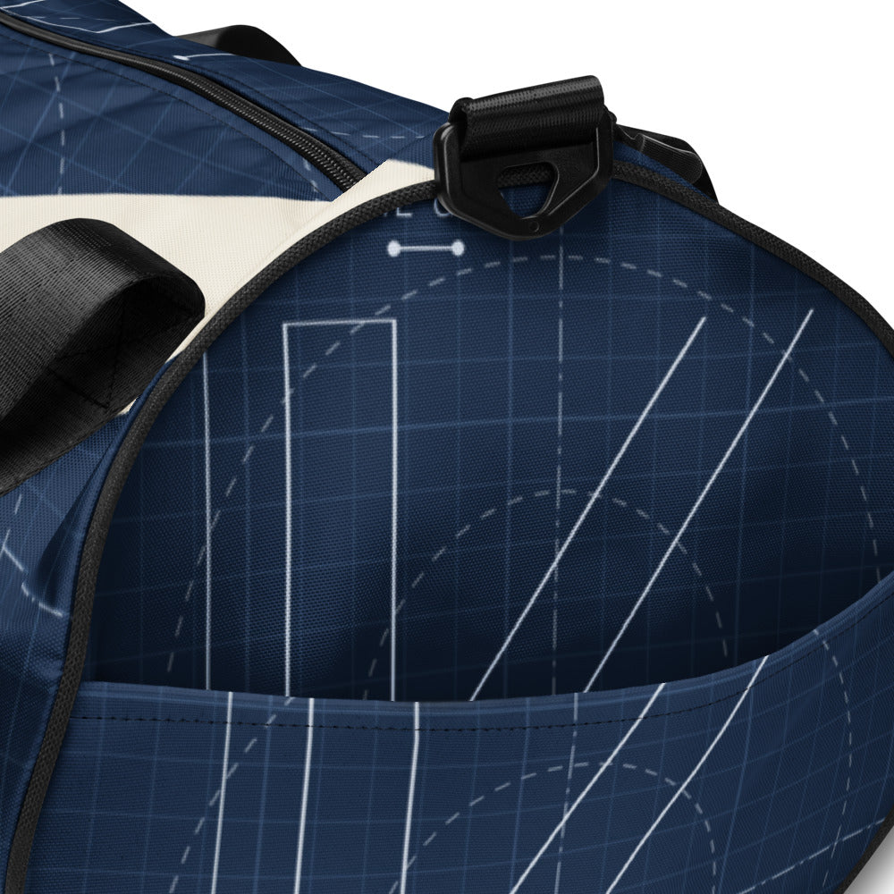 Blueprint Studio Gym Bag, print close-up