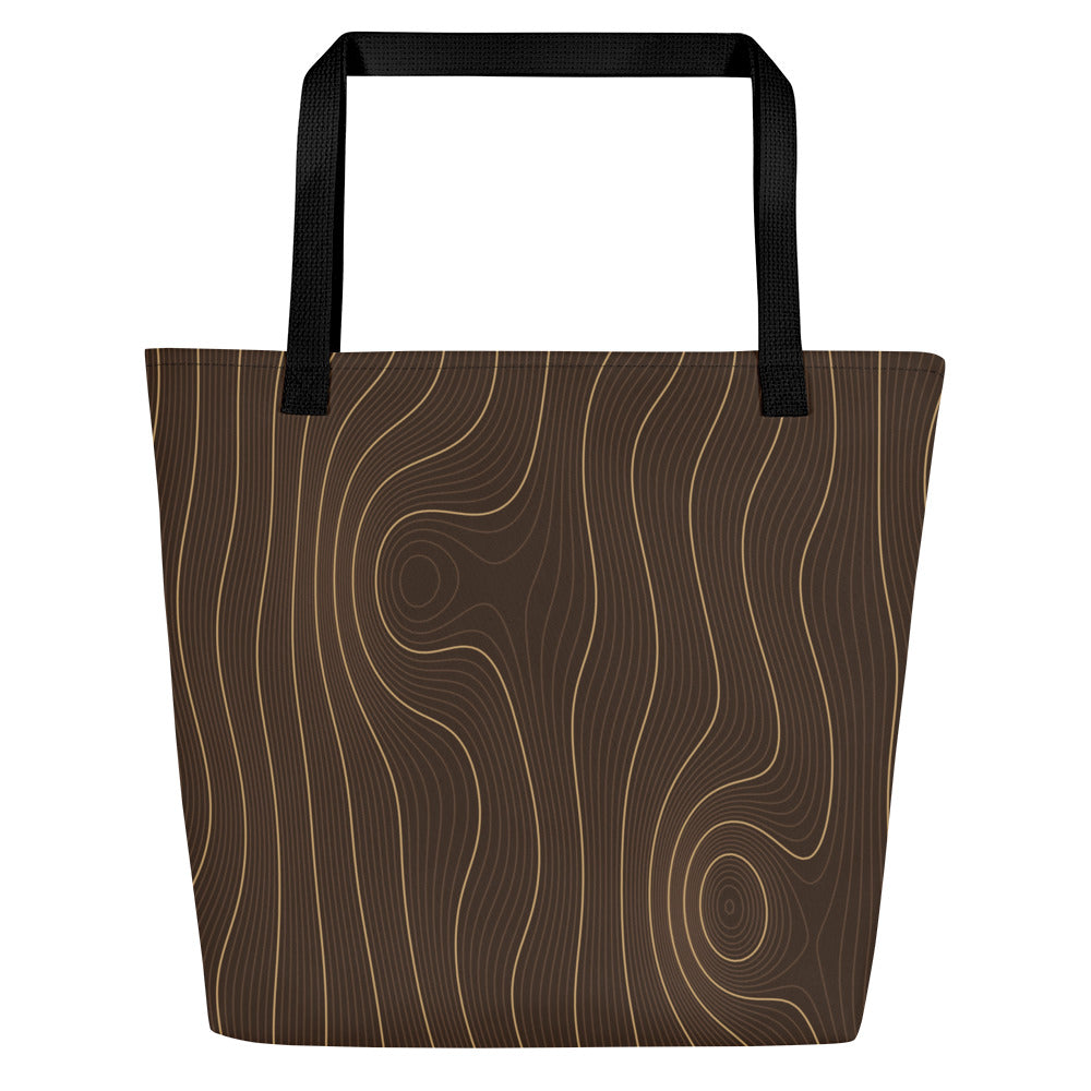 Grain Market Tote by KAIVRE, back. Edition number shown is an example.