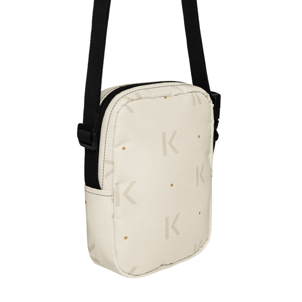 Open K Bone Field Crossbody by KAIVRE, side. Edition number shown is an example.
