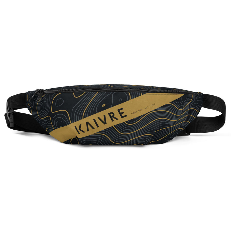 Tide Lines Tide Waist Bag by KAIVRE, front. Edition number shown is an example.
