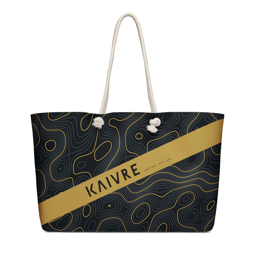 Tide Lines Weekender by KAIVRE, front. Edition number shown is an example.