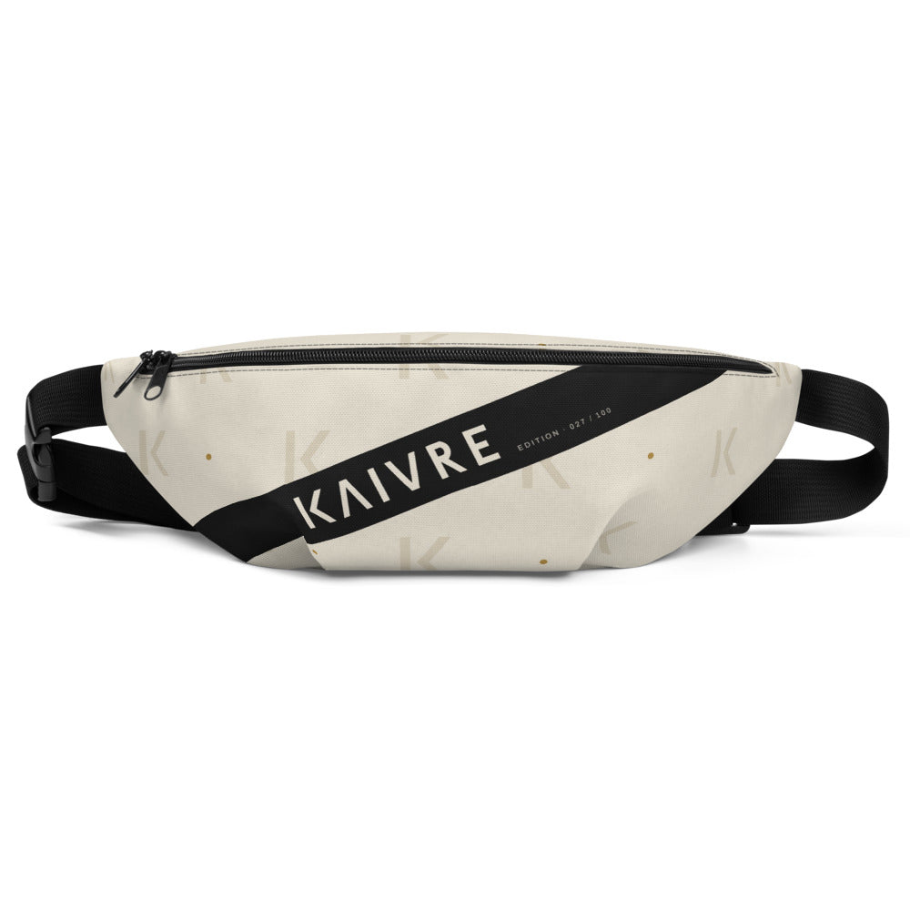 Open K Bone Tide Waist Bag by KAIVRE, front. Edition number shown is an example.