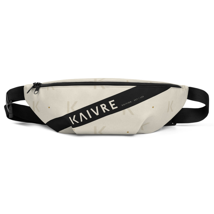 Open K Bone Tide Waist Bag by KAIVRE, front. Edition number shown is an example.