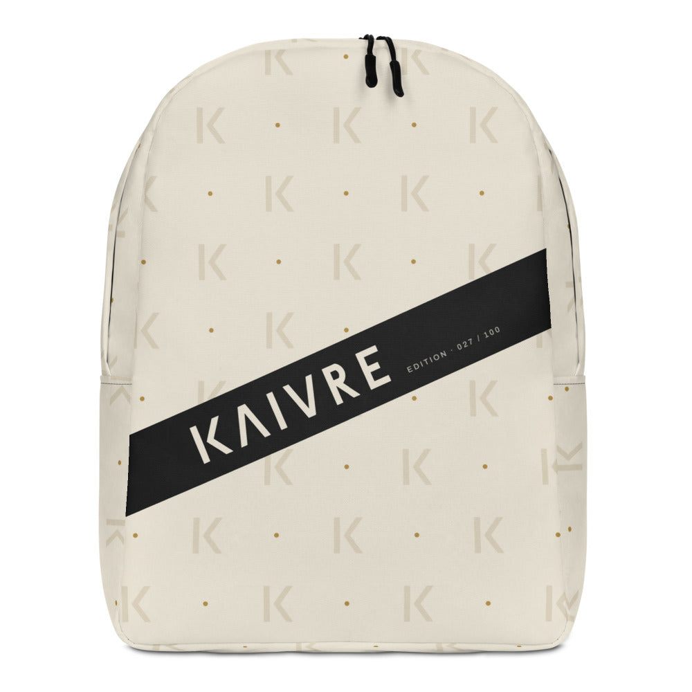 Open K Bone Daily Pack by KAIVRE, front. Edition number shown is an example.