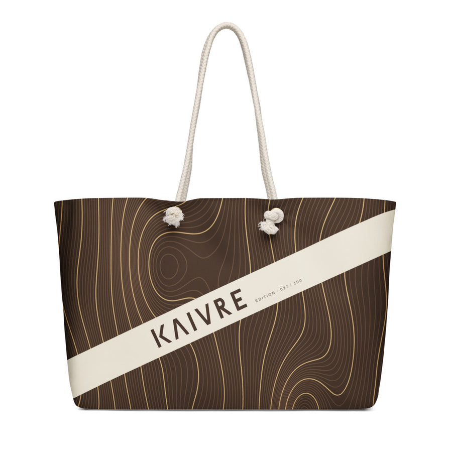 Grain Weekender by KAIVRE, front. Edition number shown is an example.