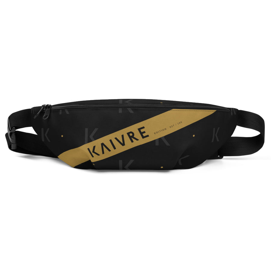 Open K Obsidian Tide Waist Bag by KAIVRE, front. Edition number shown is an example.