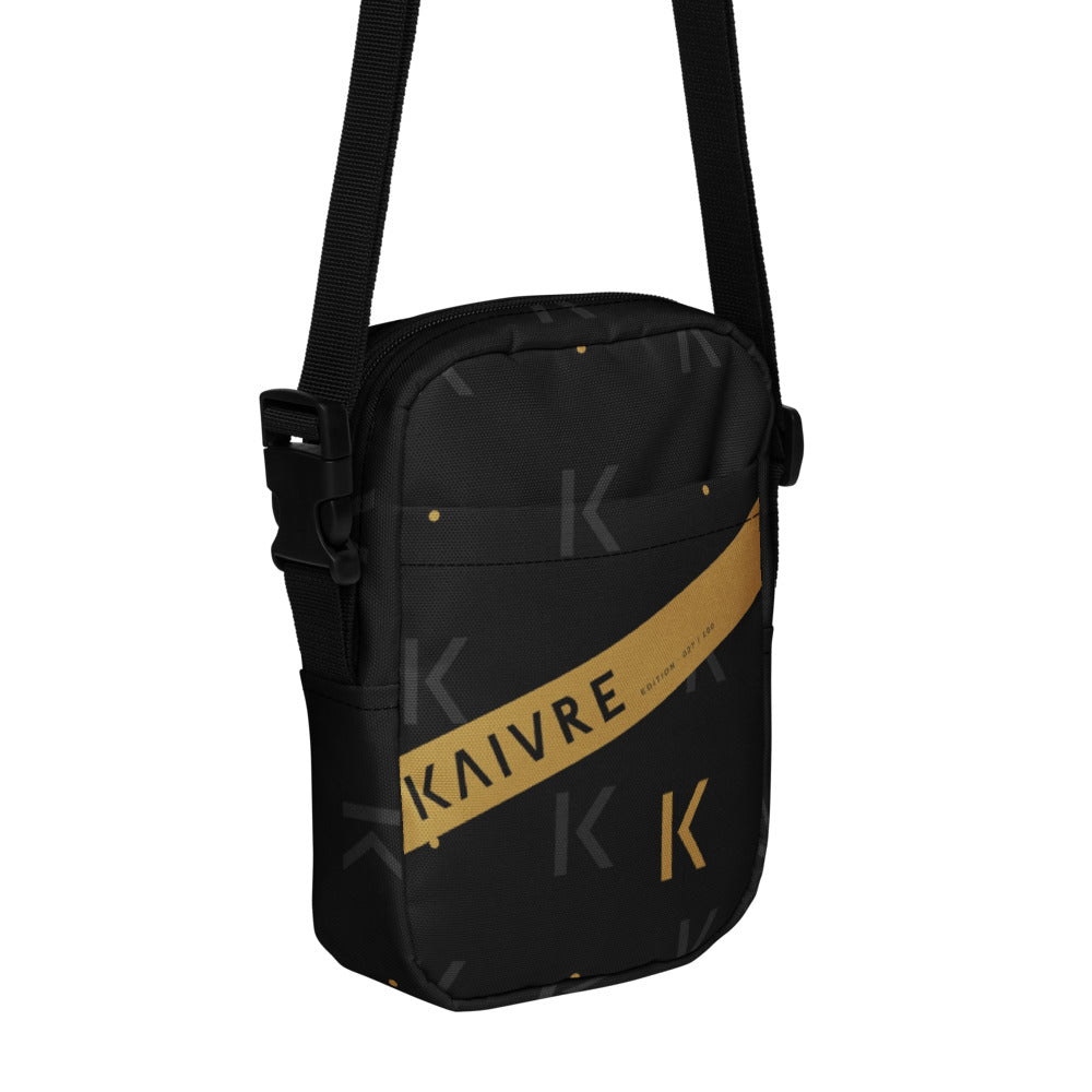 Open K Obsidian Field Crossbody by KAIVRE, front. Edition number shown is an example.