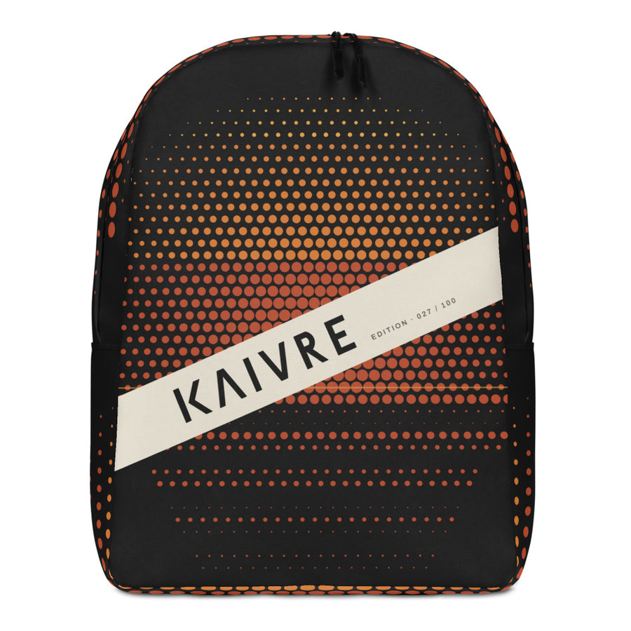 Sundown Daily Pack by KAIVRE, front. Edition number shown is an example.