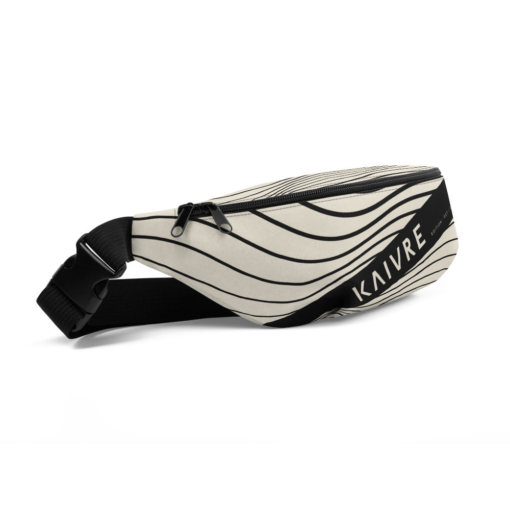 Swell Tide Waist Bag by KAIVRE, three-quarter view. Edition number shown is an example.