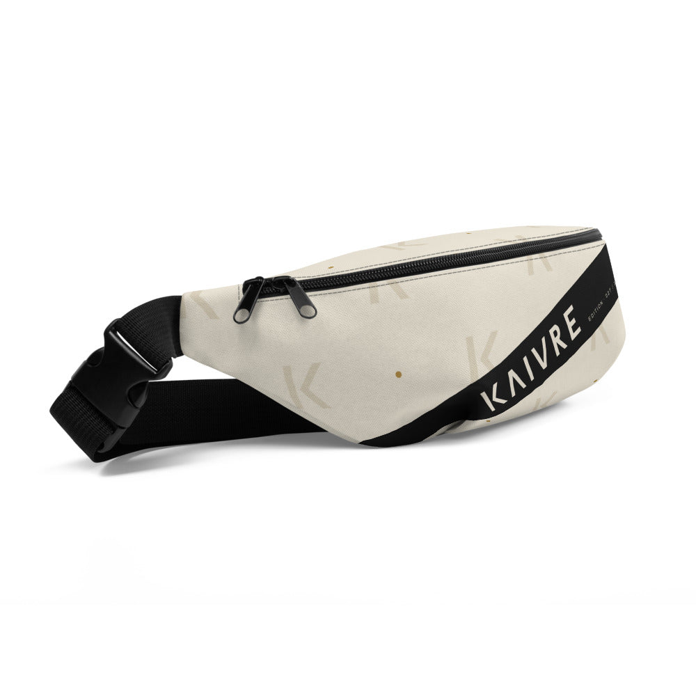 Open K Bone Tide Waist Bag by KAIVRE, three-quarter view. Edition number shown is an example.