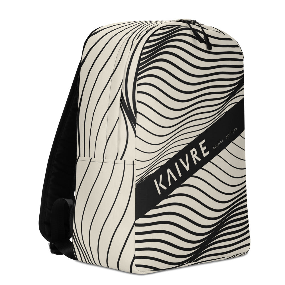 Swell Daily Pack by KAIVRE, three-quarter view. Edition number shown is an example.