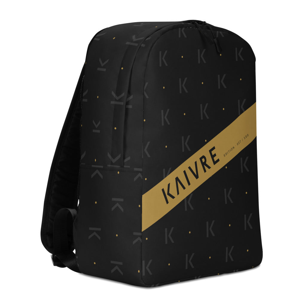 Open K Obsidian Daily Pack by KAIVRE, three-quarter view. Edition number shown is an example.