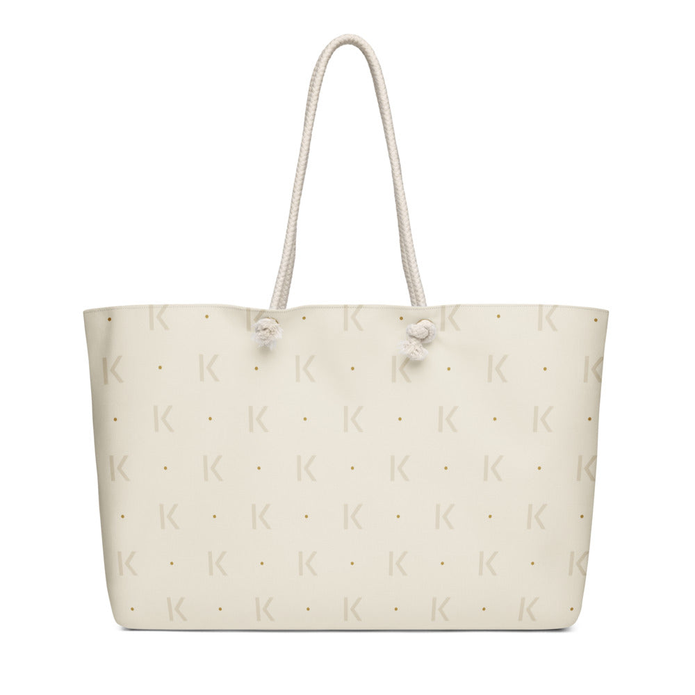 Open K Bone Weekender by KAIVRE, back. Edition number shown is an example.
