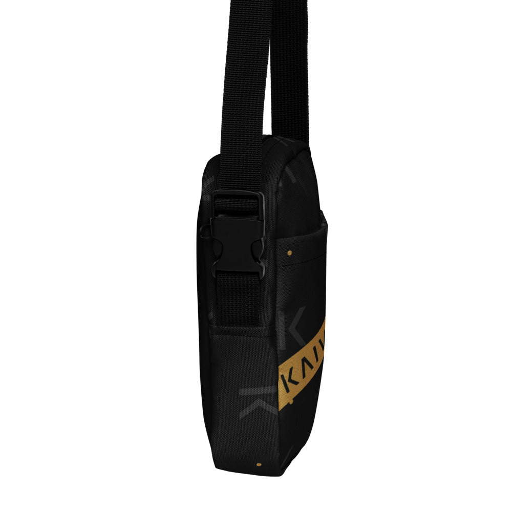 Open K Obsidian Field Crossbody, side profile