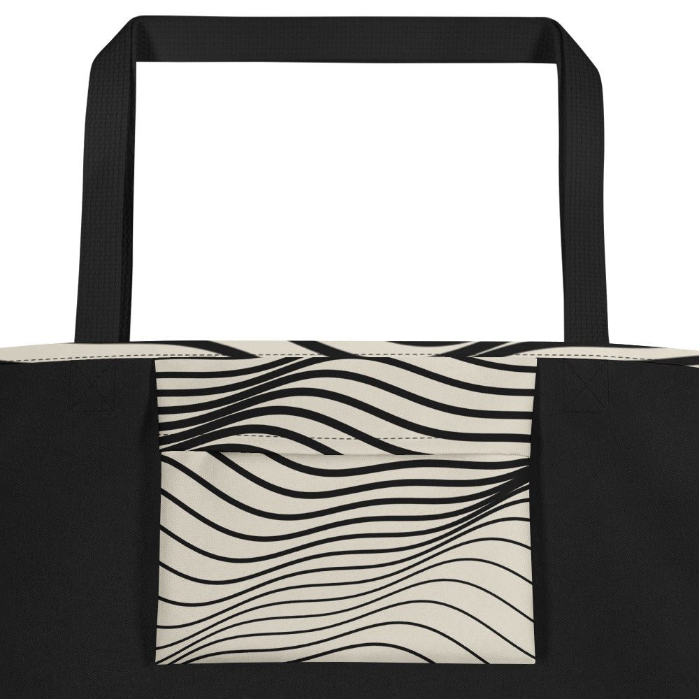 Swell Market Tote by KAIVRE, inside pocket. Edition number shown is an example.