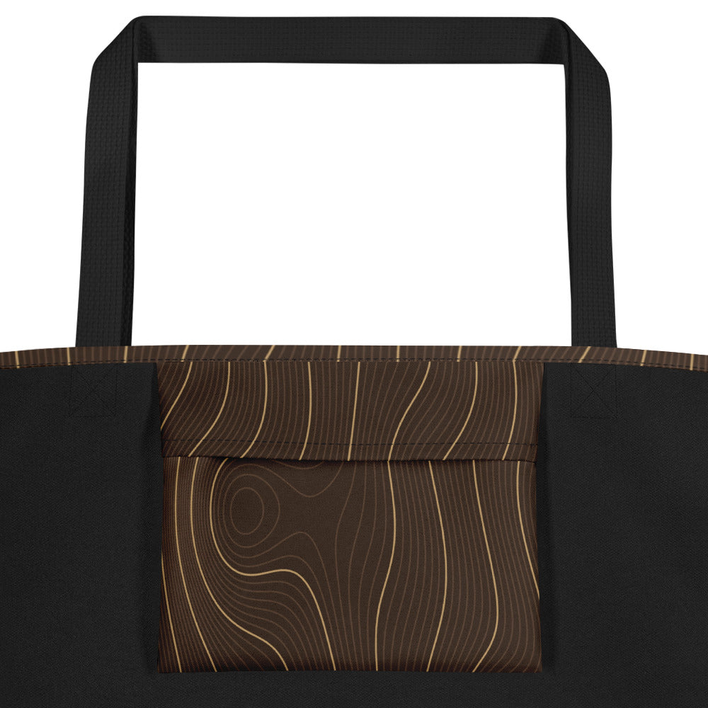 Grain Market Tote by KAIVRE, inside pocket. Edition number shown is an example.