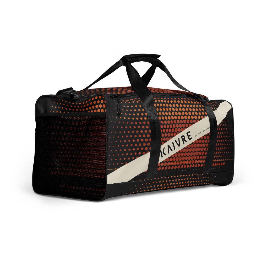 Sundown Harbor Duffle, three-quarter view with mesh end pocket