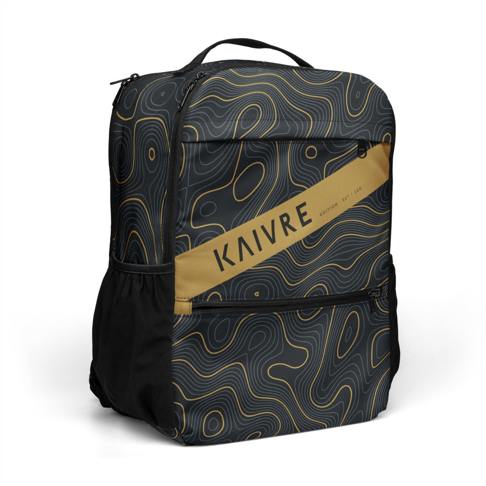 Tide Lines Keeper Pack, three-quarter view from the right