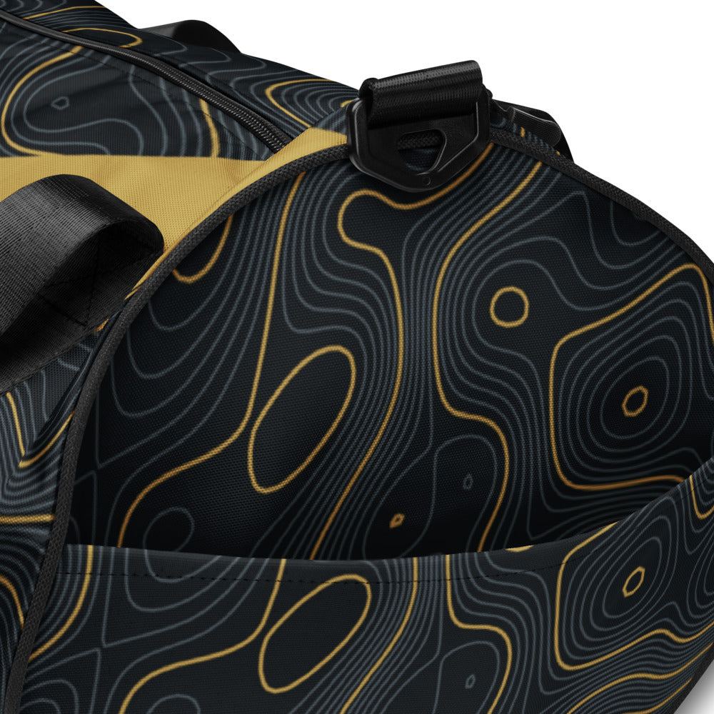 Tide Lines Studio Gym Bag, print close-up