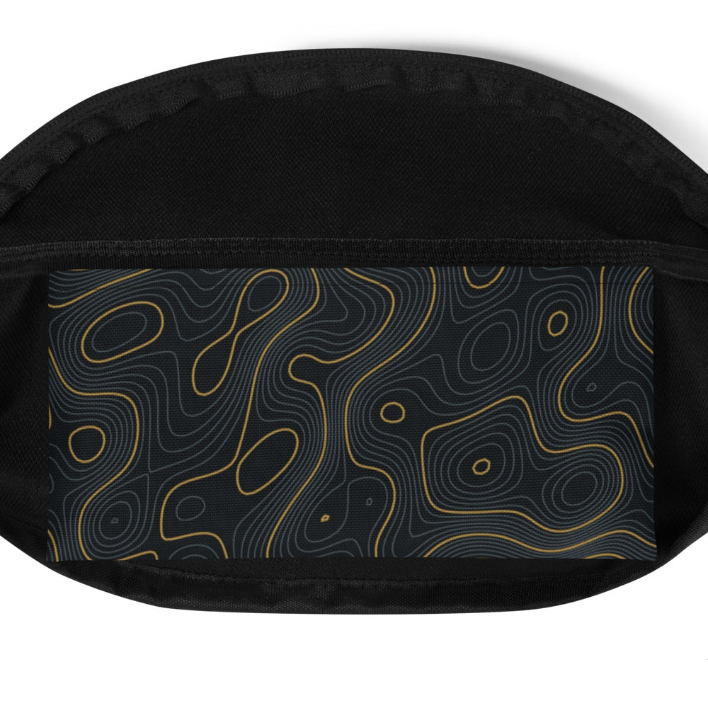 Tide Lines Tide Waist Bag, inside the pocket