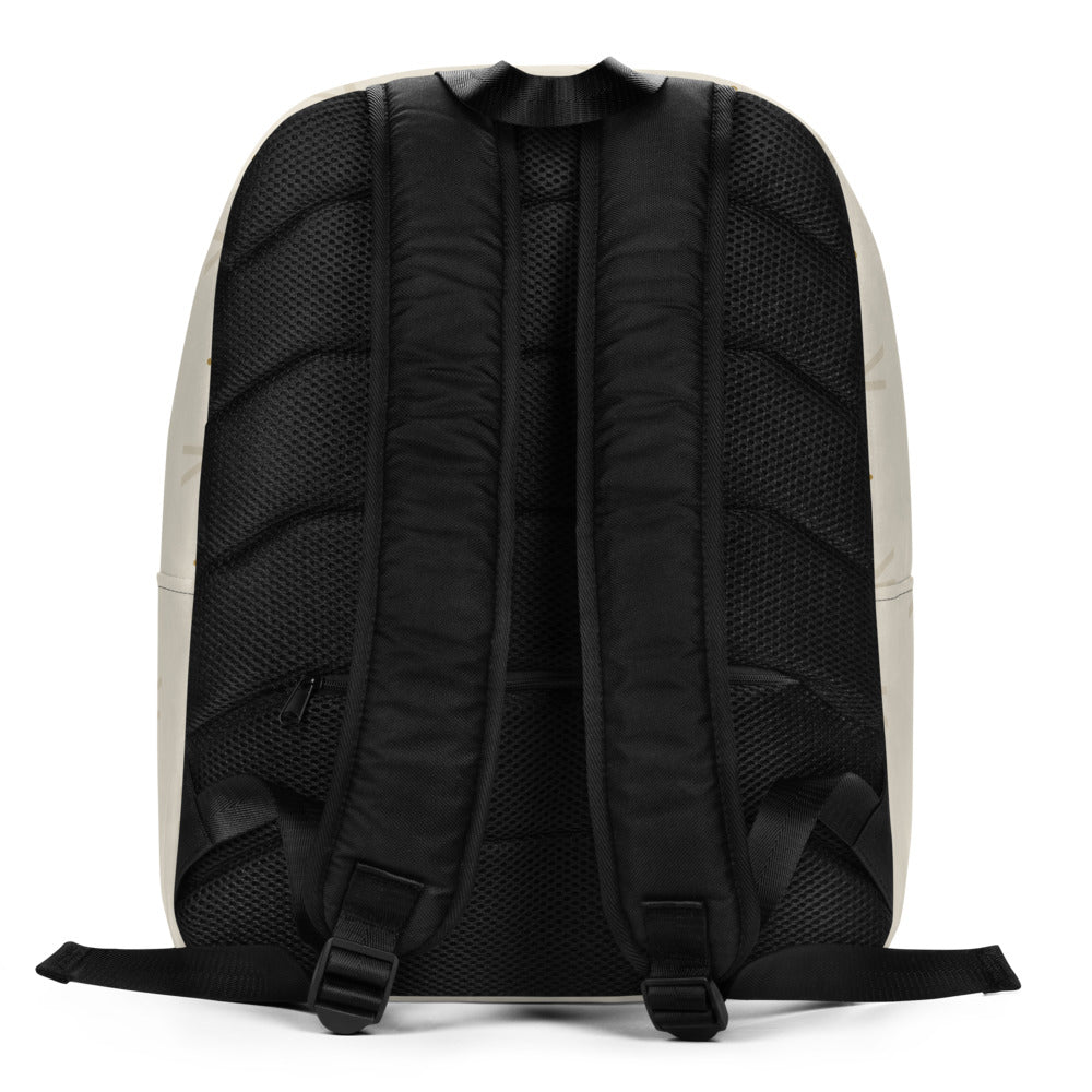Open K Bone Daily Pack by KAIVRE, back and straps. Edition number shown is an example.