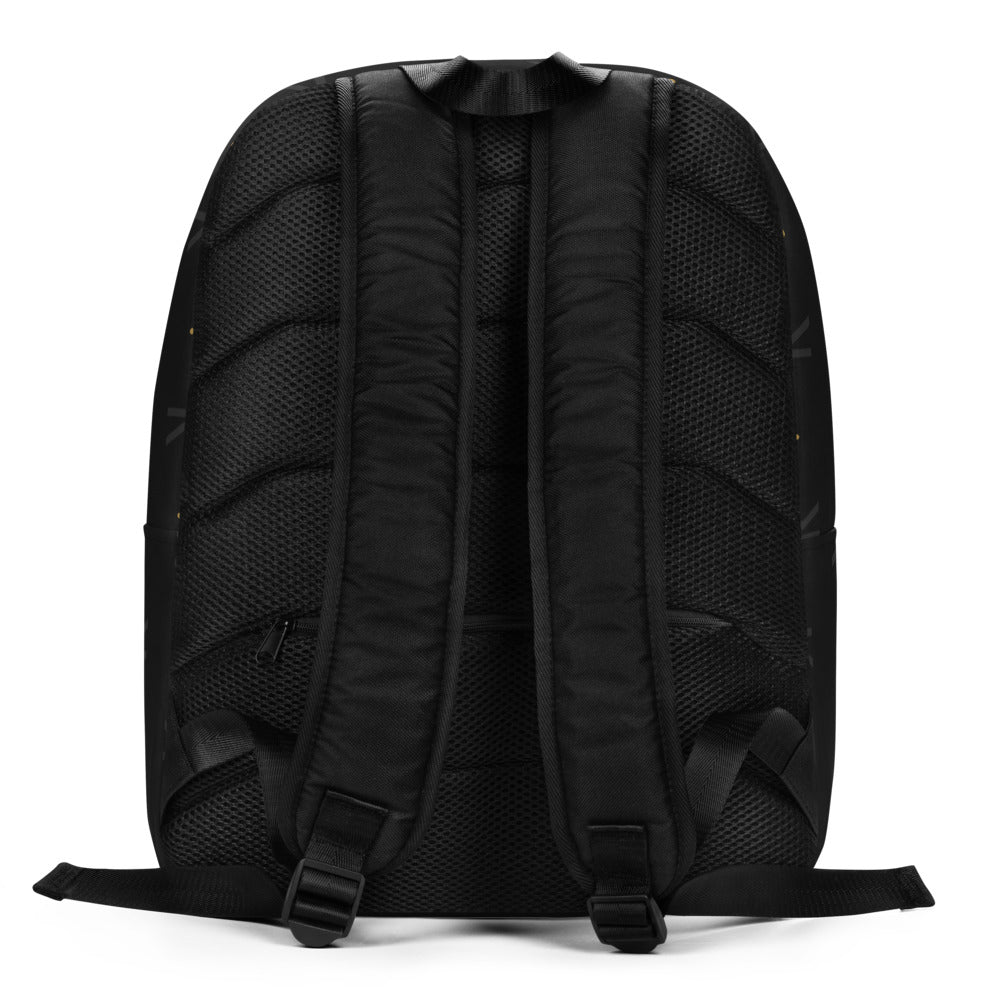 Open K Obsidian Daily Pack by KAIVRE, back and straps. Edition number shown is an example.